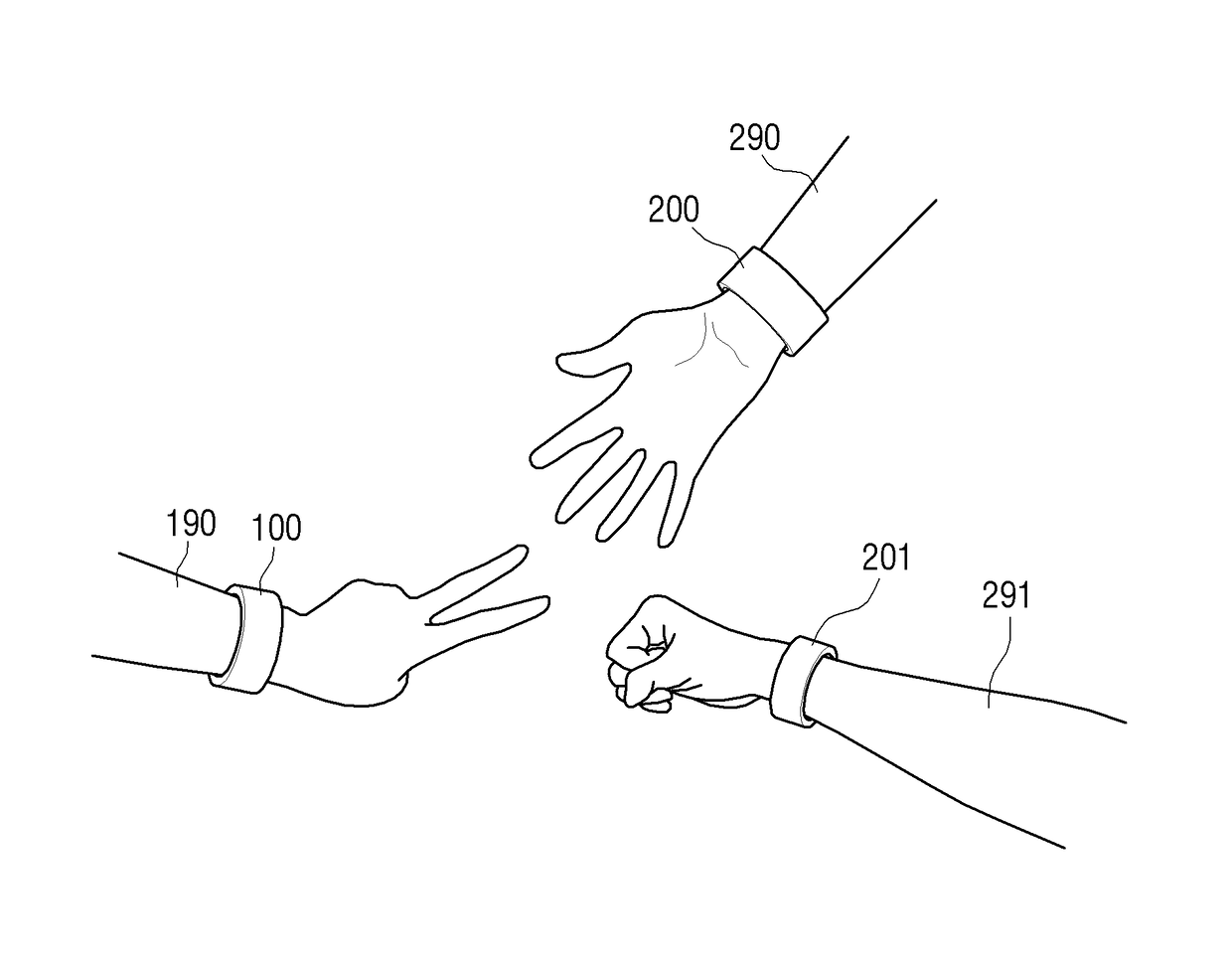 Method and apparatus for performing communication service based on gesture