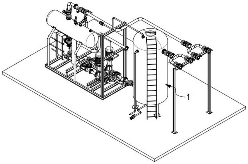 A processing device for preparing p-toluenesulfonyl chloride