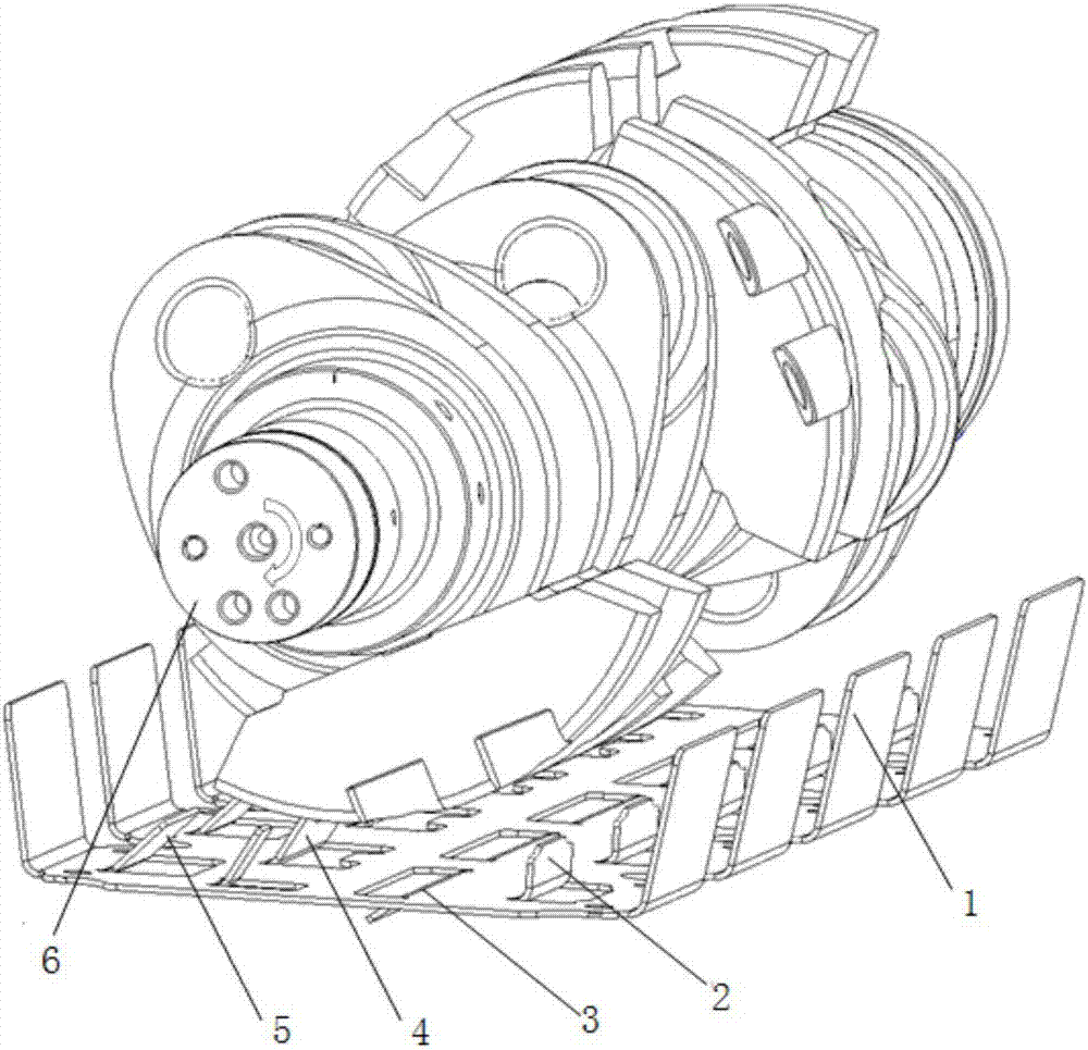 Defoaming device for engine oil inside crank case of engine