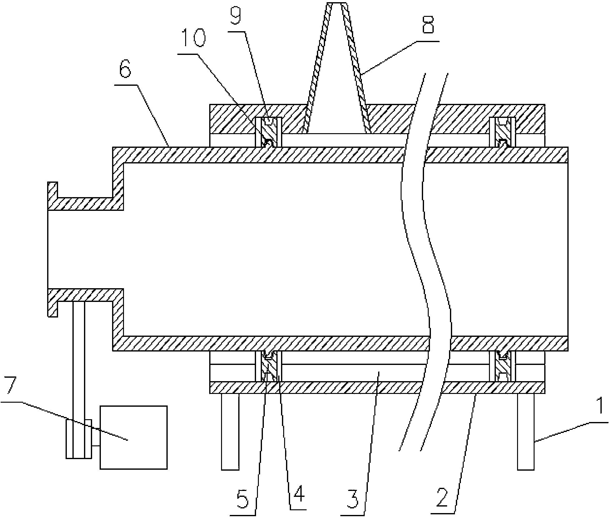 Roller de-enzyming machine