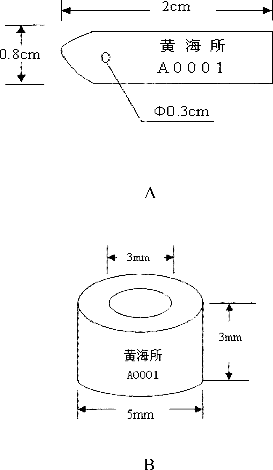 Individual marking method for selective breeding of Tilapia