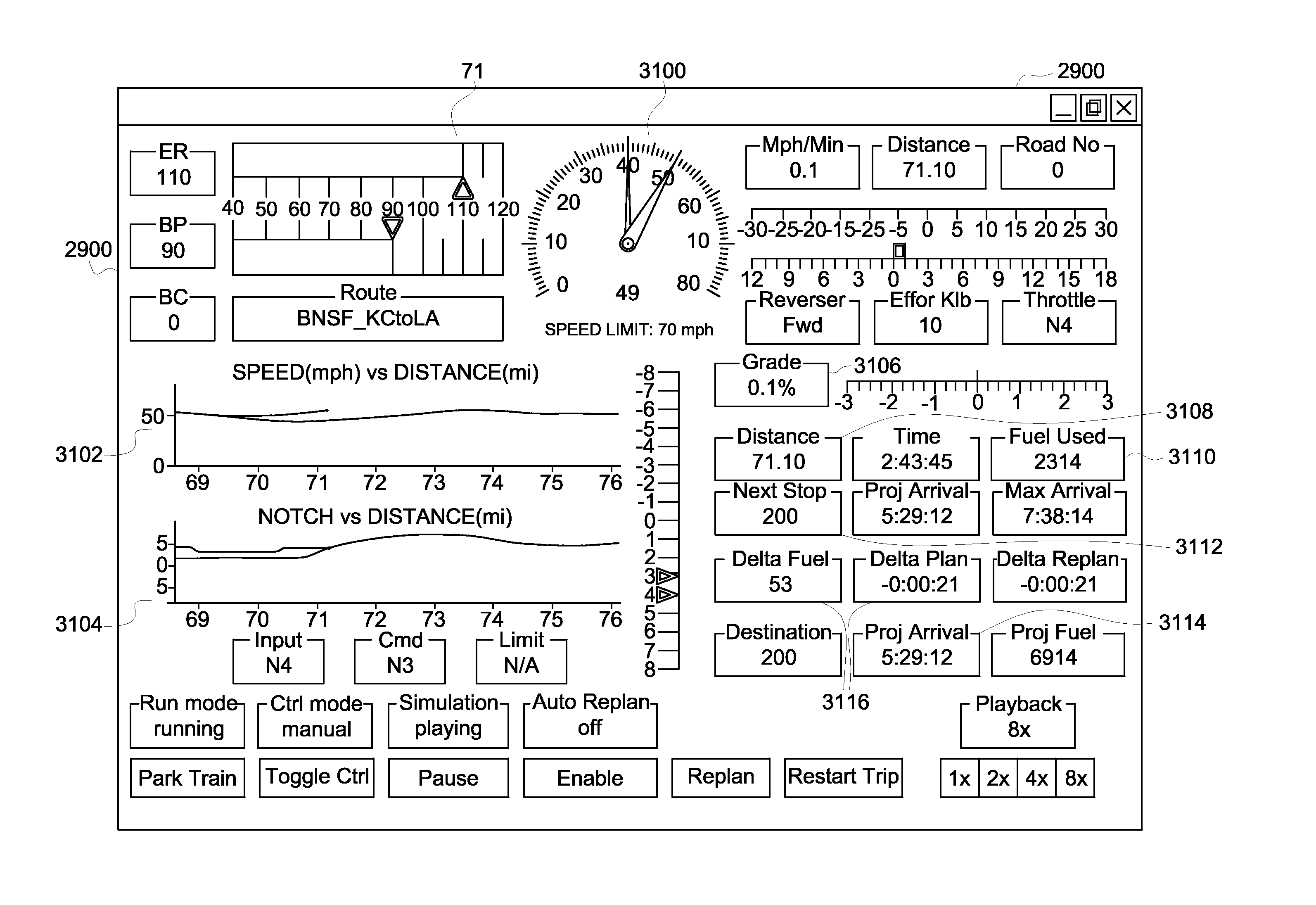 System and method for controlling movement of vehicles