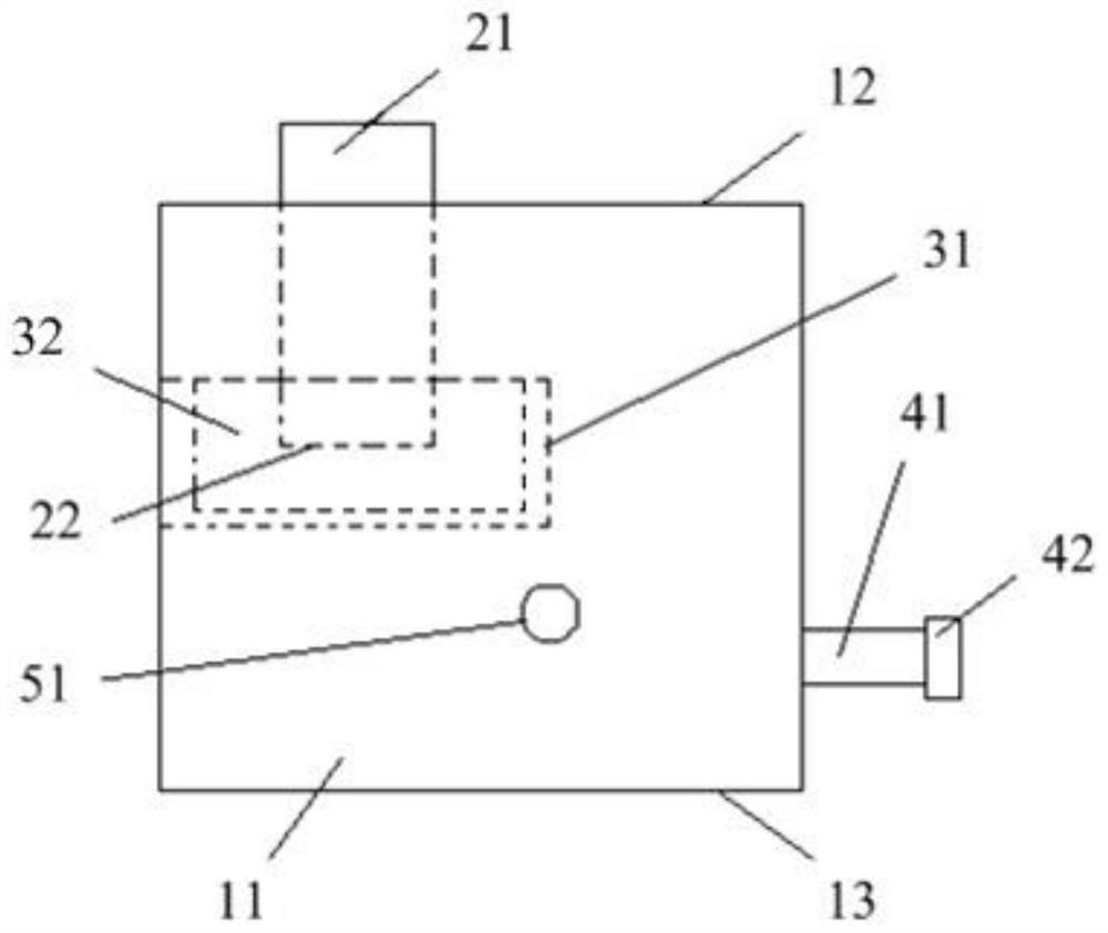 Sealing box capable of preventing steam from overflowing