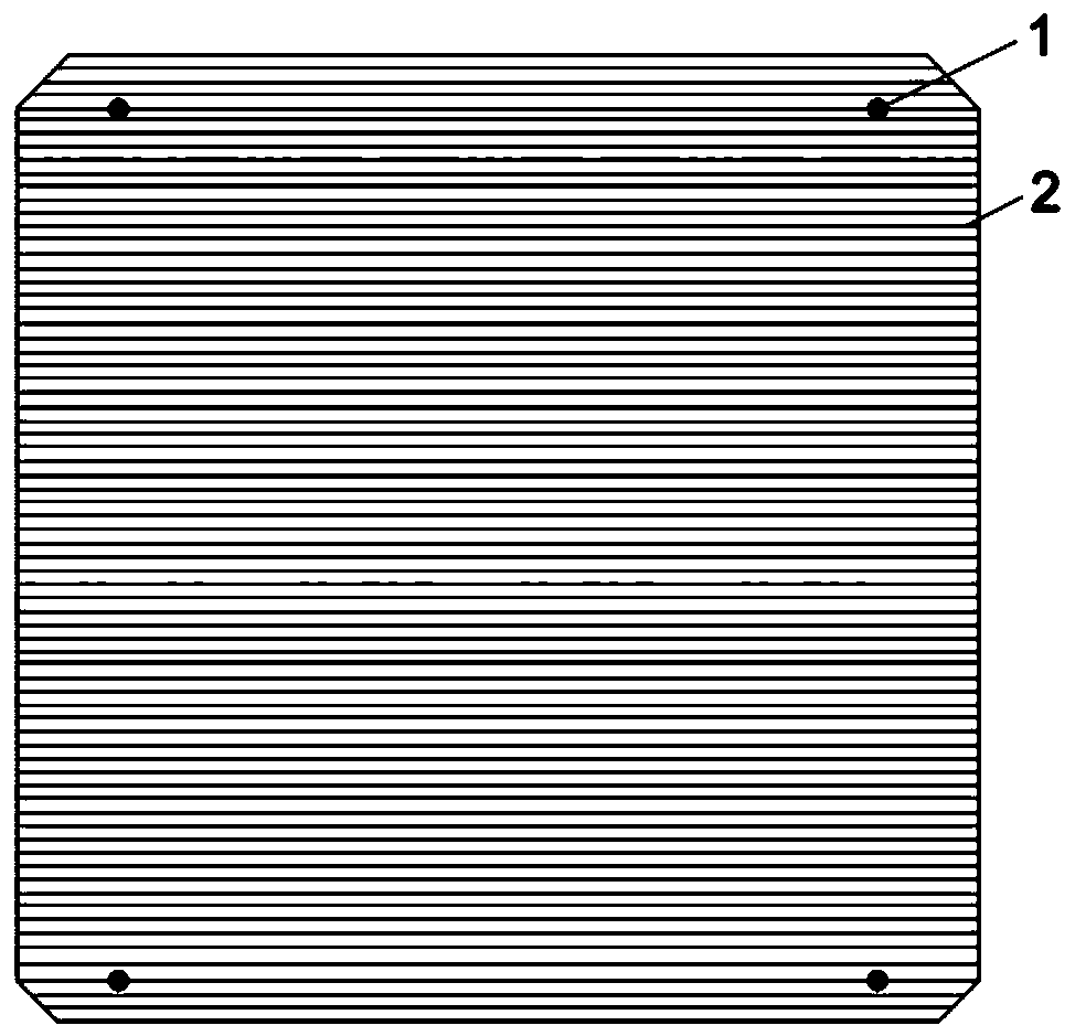 Mark dot pattern and preparation method thereof