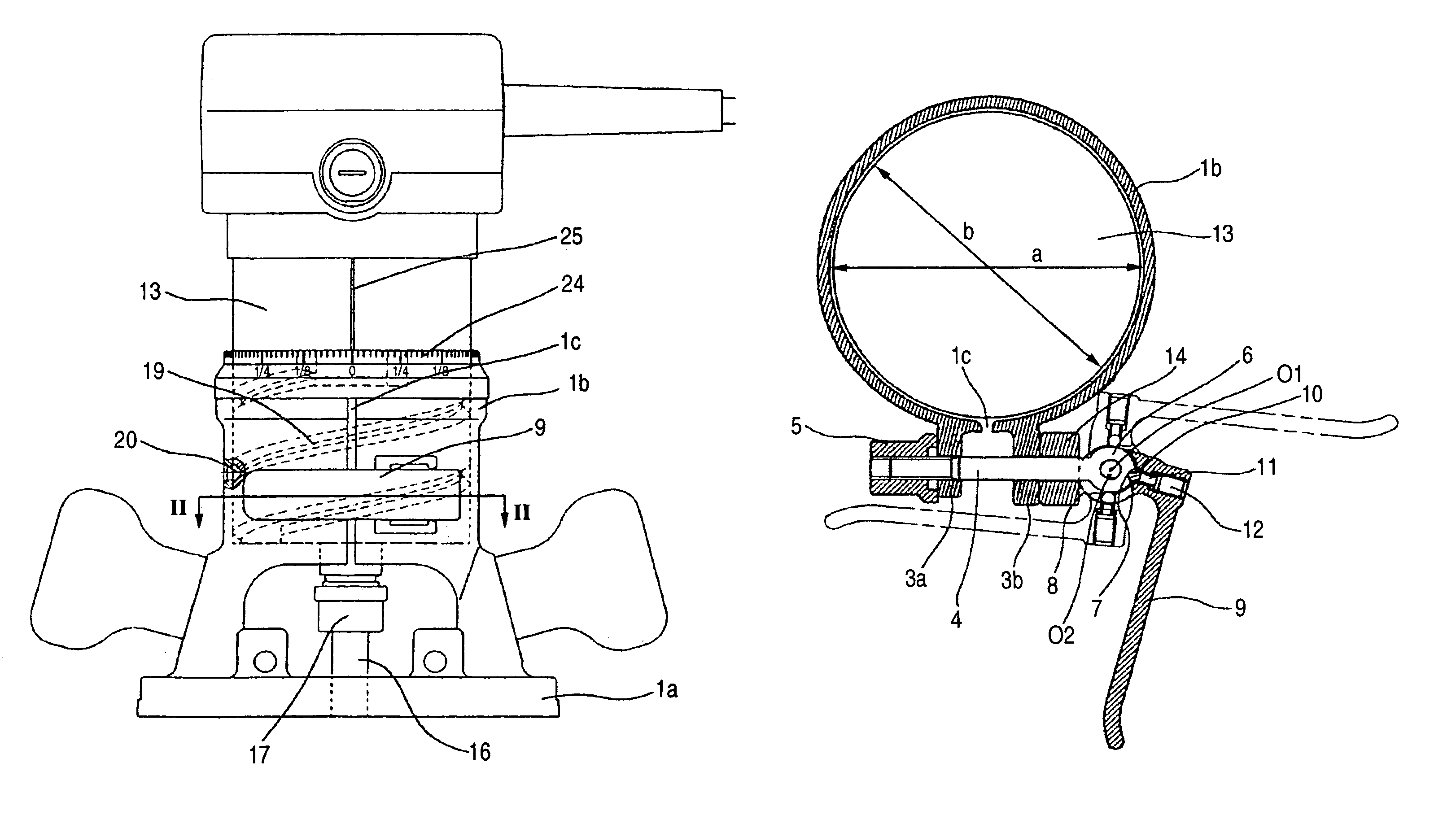 Portable electric tool