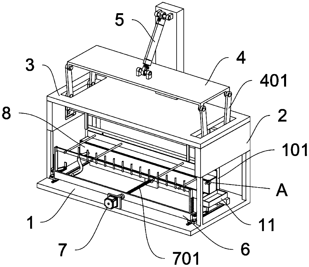 Automatic kiwi fruit juice squeezing device based on food processing