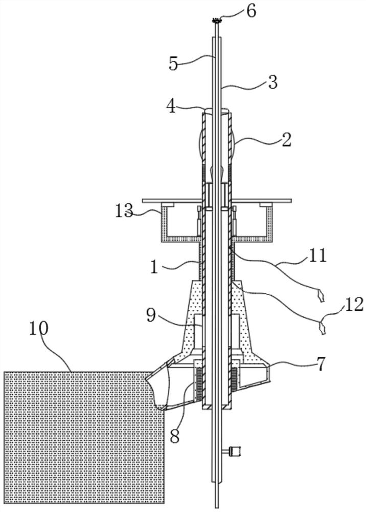 Enema auxiliary device for gastrointestinal stoma nursing