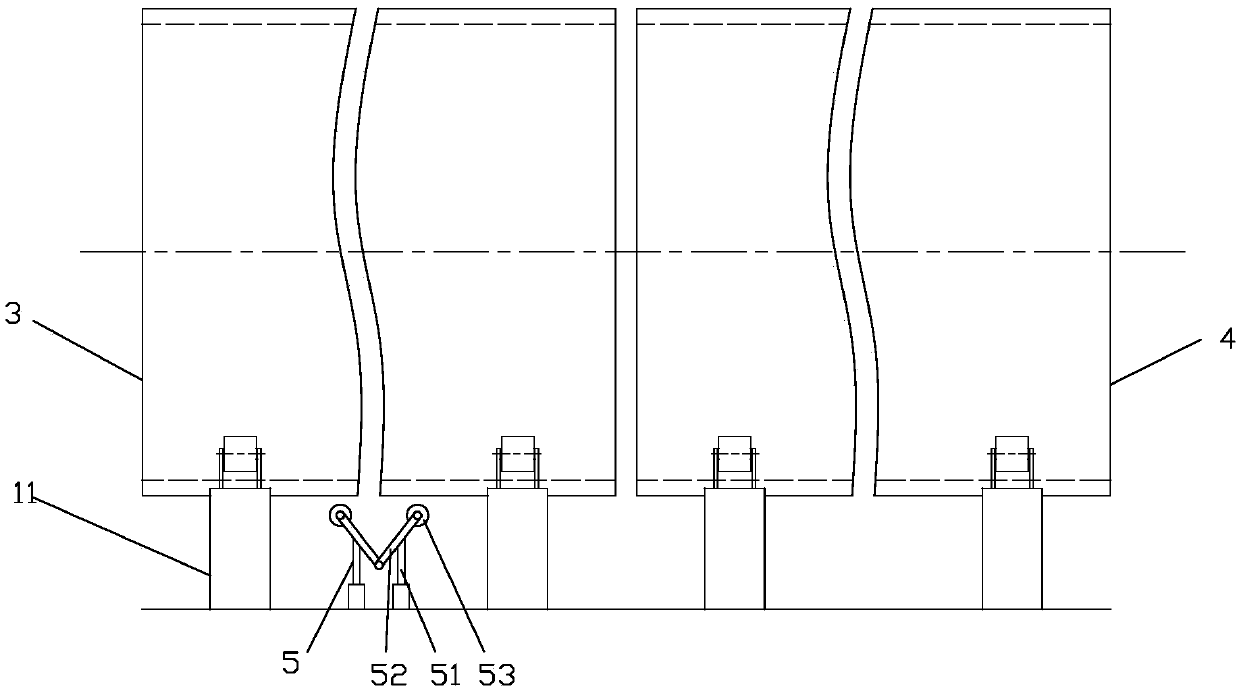 Auxiliary device for large-caliber steel cylinder butt joint