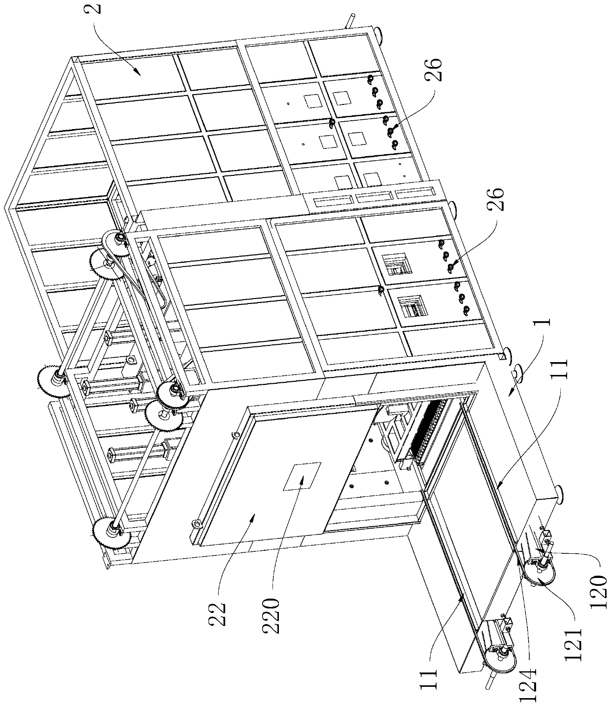 Device and process for hot-working forming of aviation transparent material