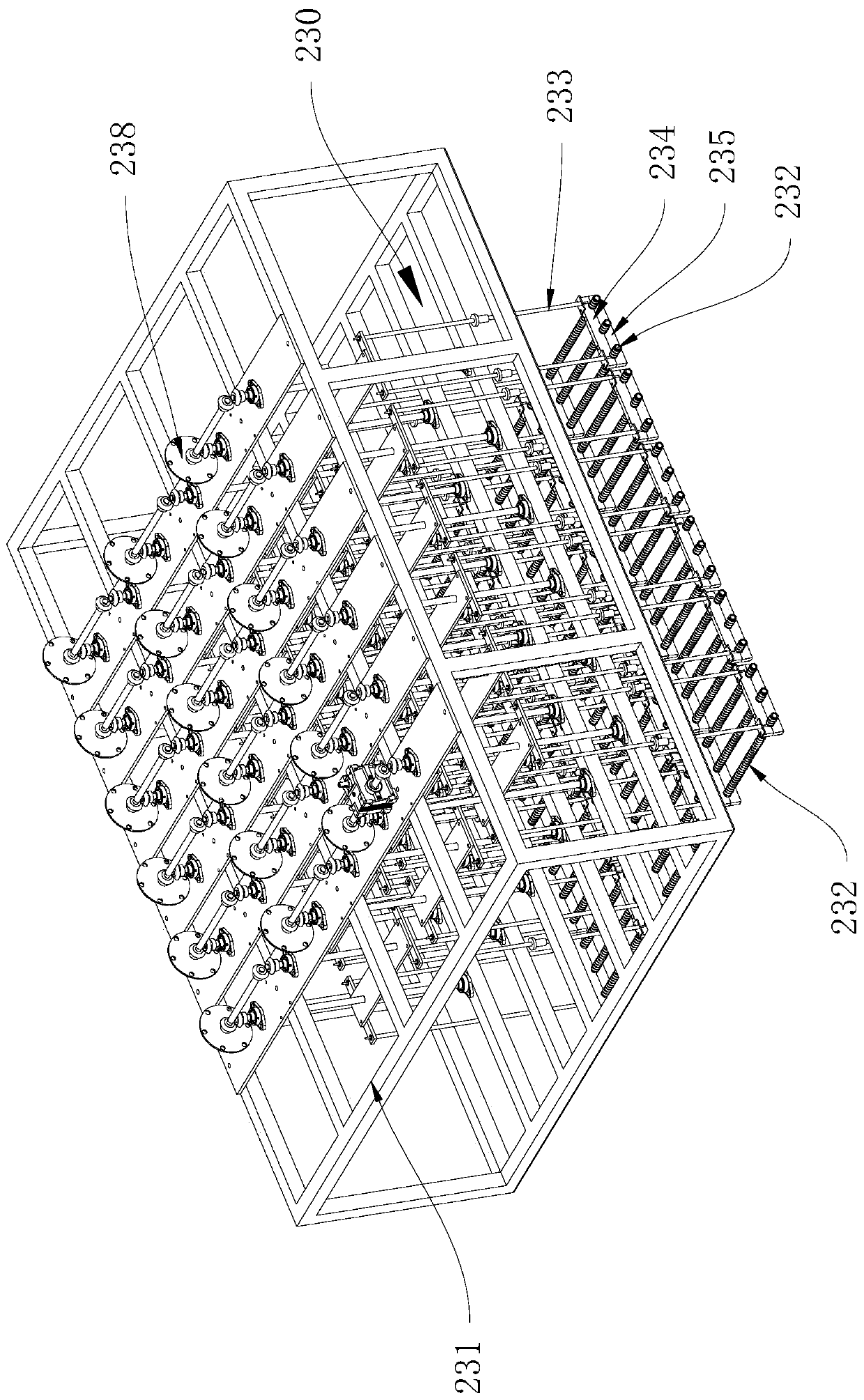 Device and process for hot-working forming of aviation transparent material