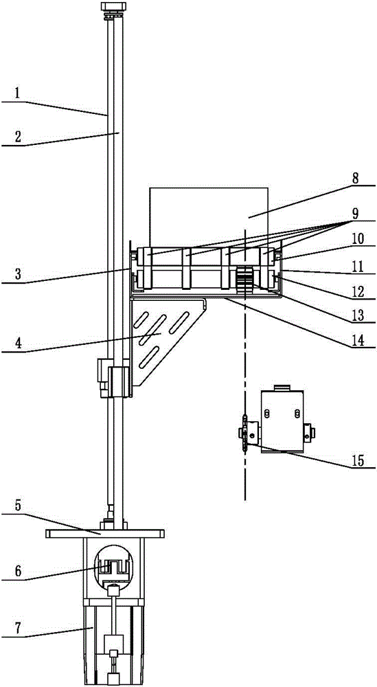 Bank note bundle tray assembly used for paper money bundling and plastic packaging device and lifting conveying mechanism