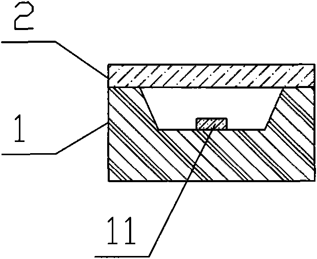 LED light source using fluorescence conversion device with transparent base material