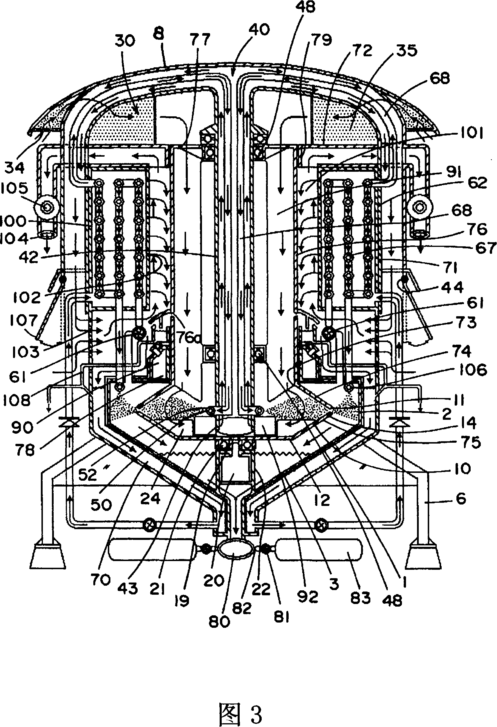 Carbon dioxide liquefying method and reclaiming device