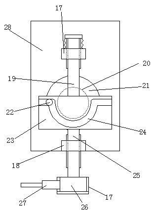 Mechanical and electronic integrated garbage can