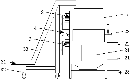 Automatic crusher for coal mine with de-doping function