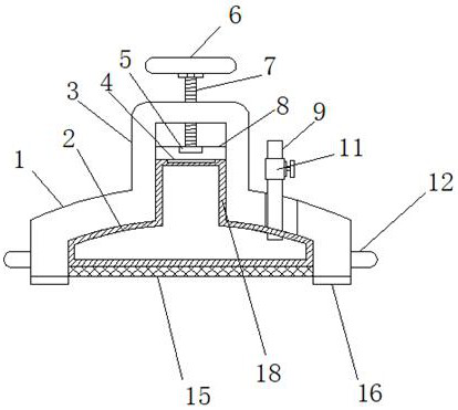 Pressing hemostasis device used after angiocardiography