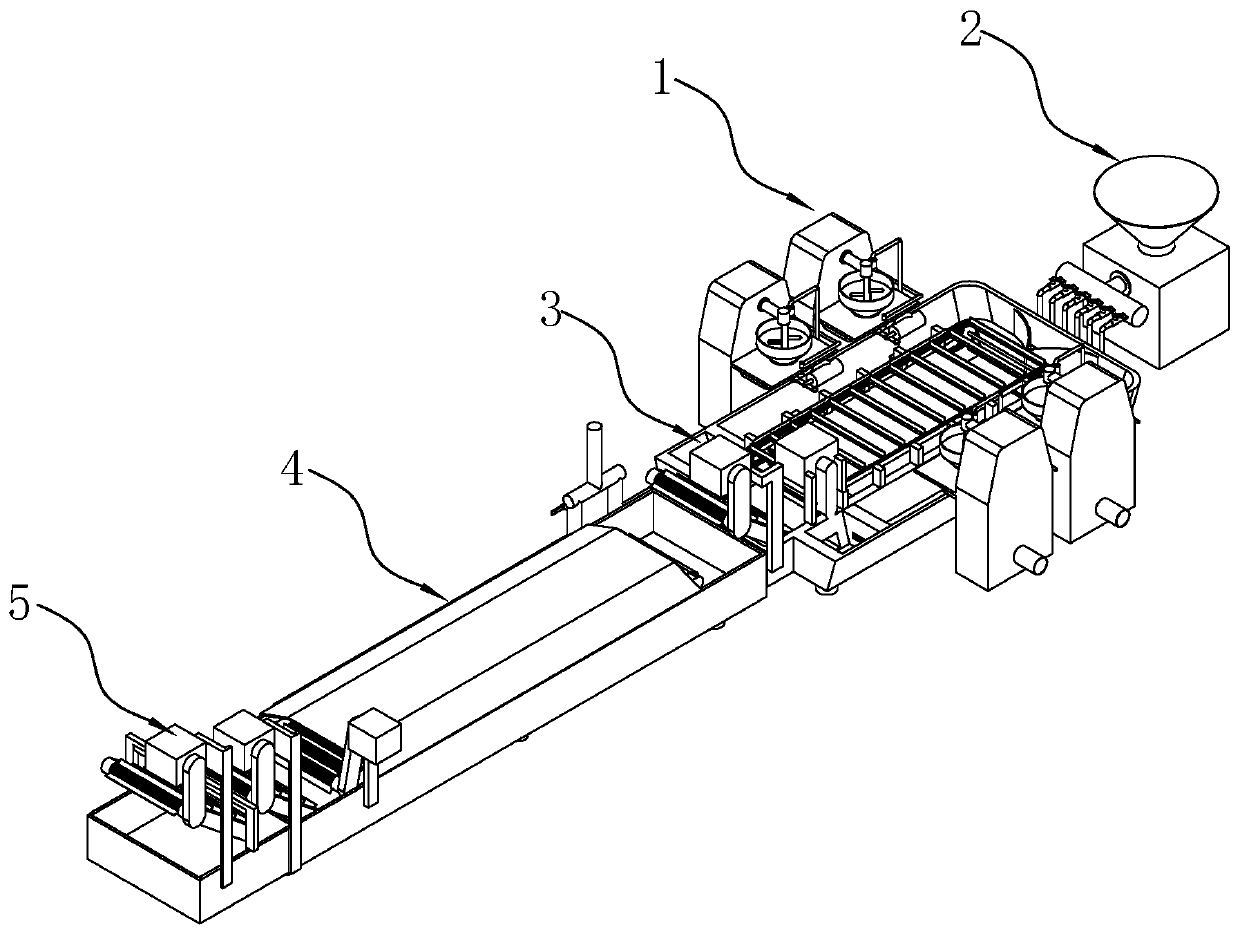 Full-automatic meatball forming assembly line and control method thereof