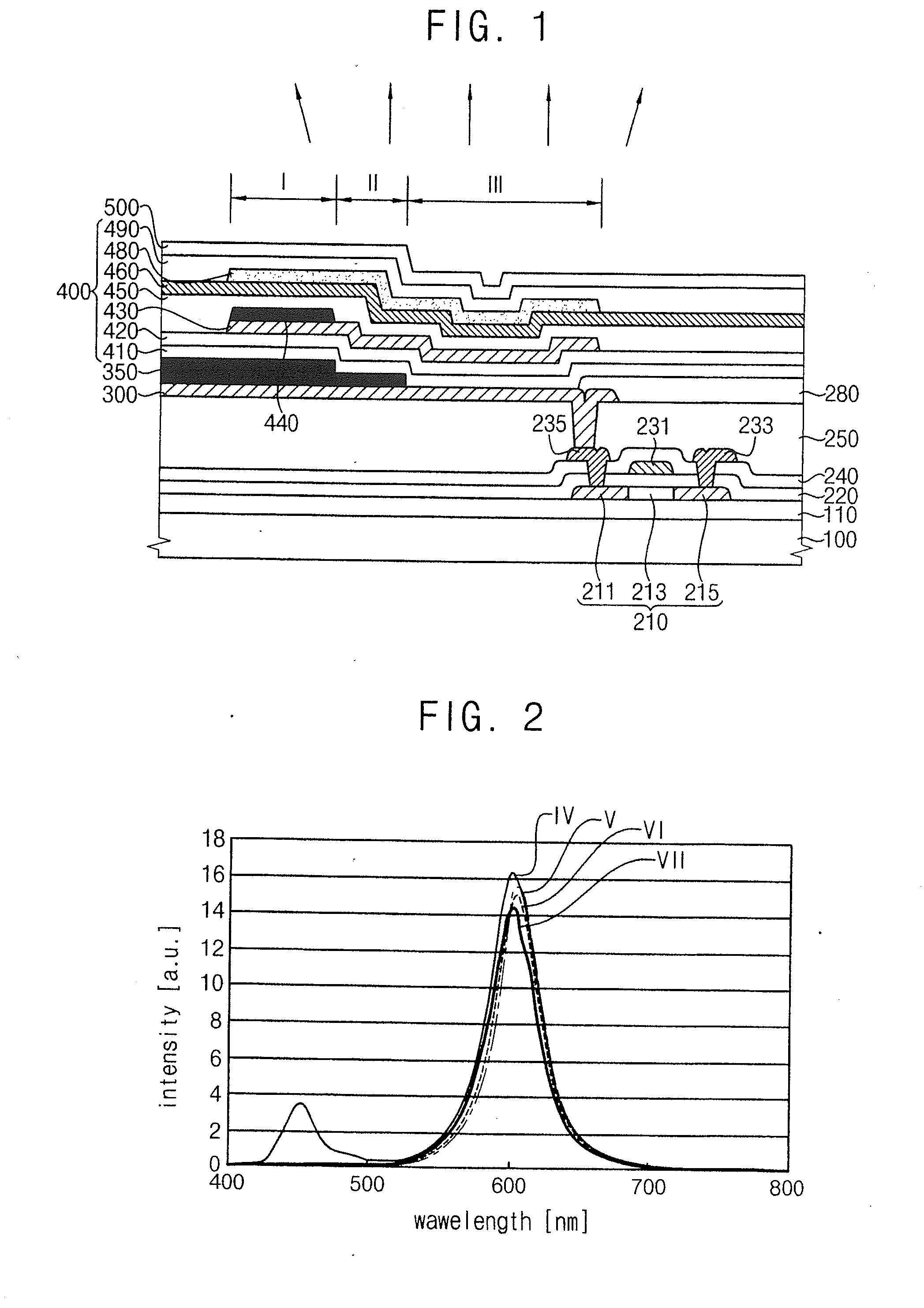 Light Emitting Structure, Display Device Including a Light Emitting Structure and Method of Manufacturing a Display Device Including a Light Emitting Structure