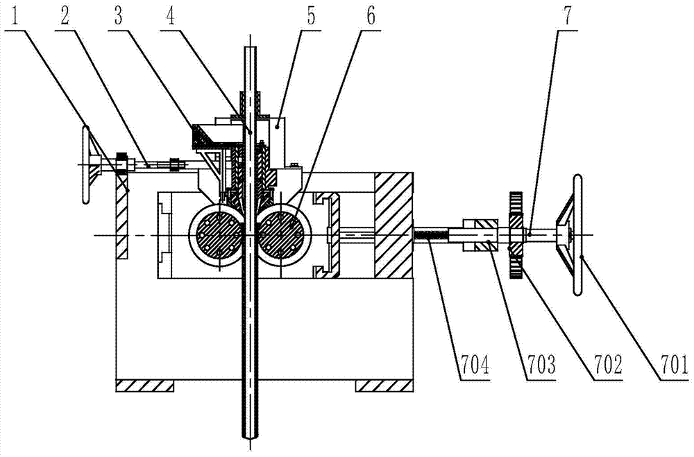 A solid-liquid compound casting and rolling machine for double-metal layered composite pipe