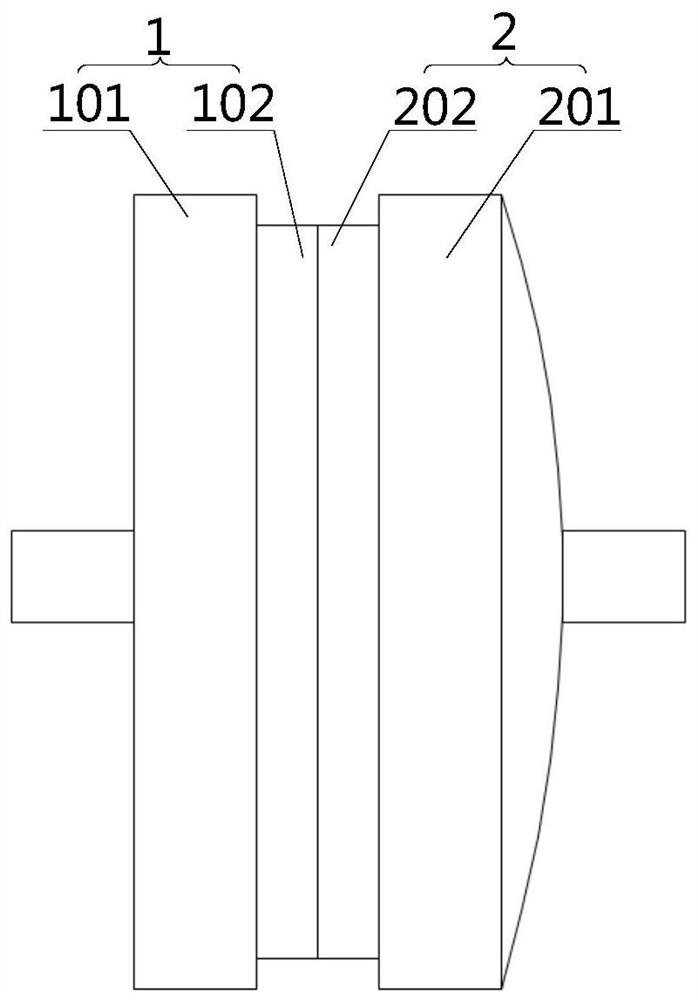 A powertrain, engine crash protection device and method