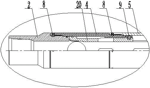 Hydraulic detachable packer with sliding sleeve