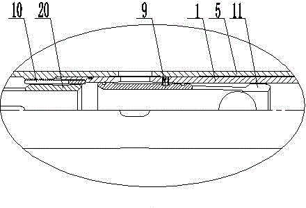 Hydraulic detachable packer with sliding sleeve