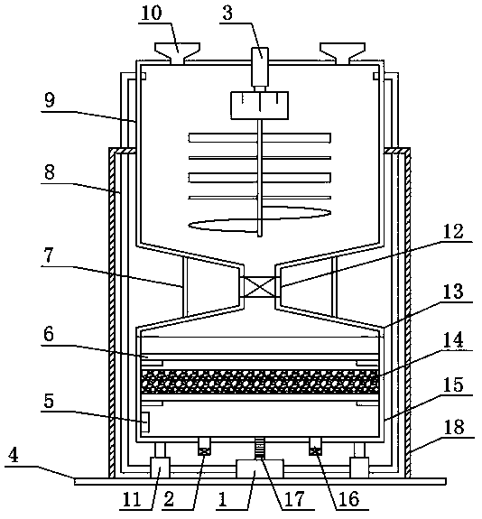 Comprehensive waste acid utilization device