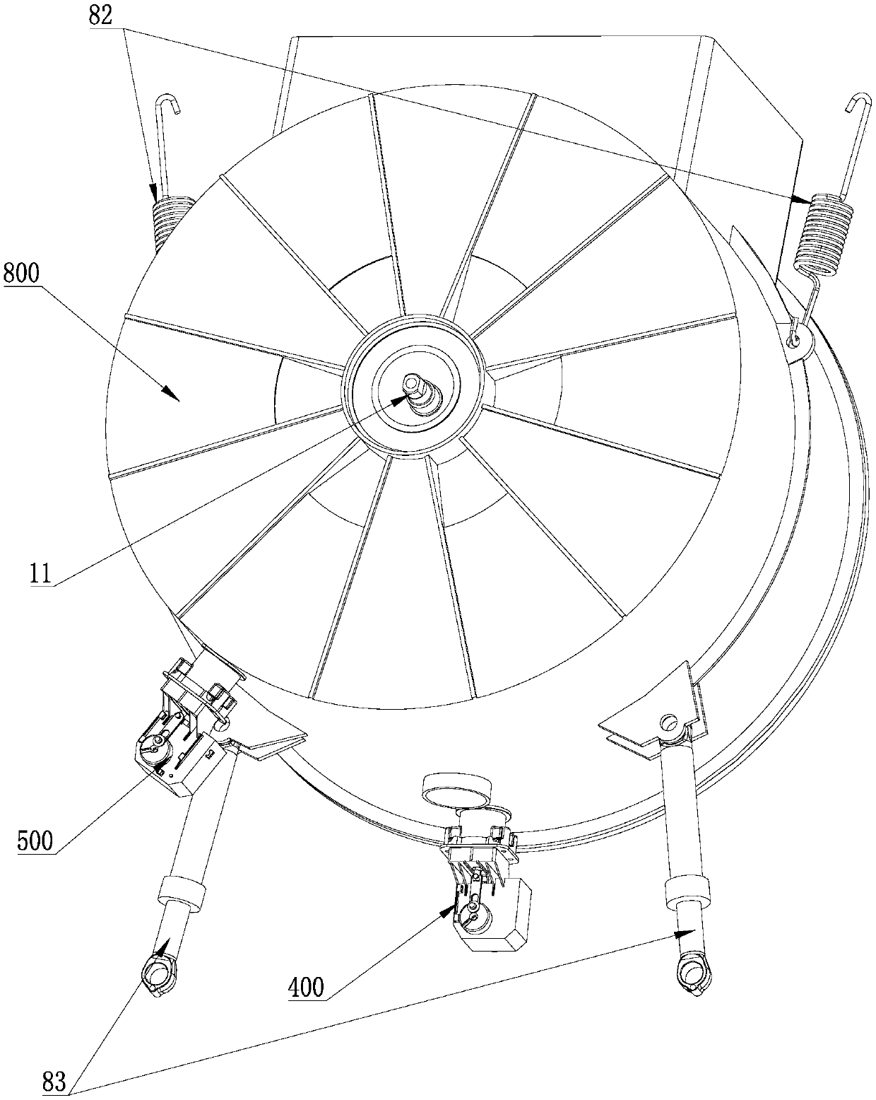 Roller washing machine