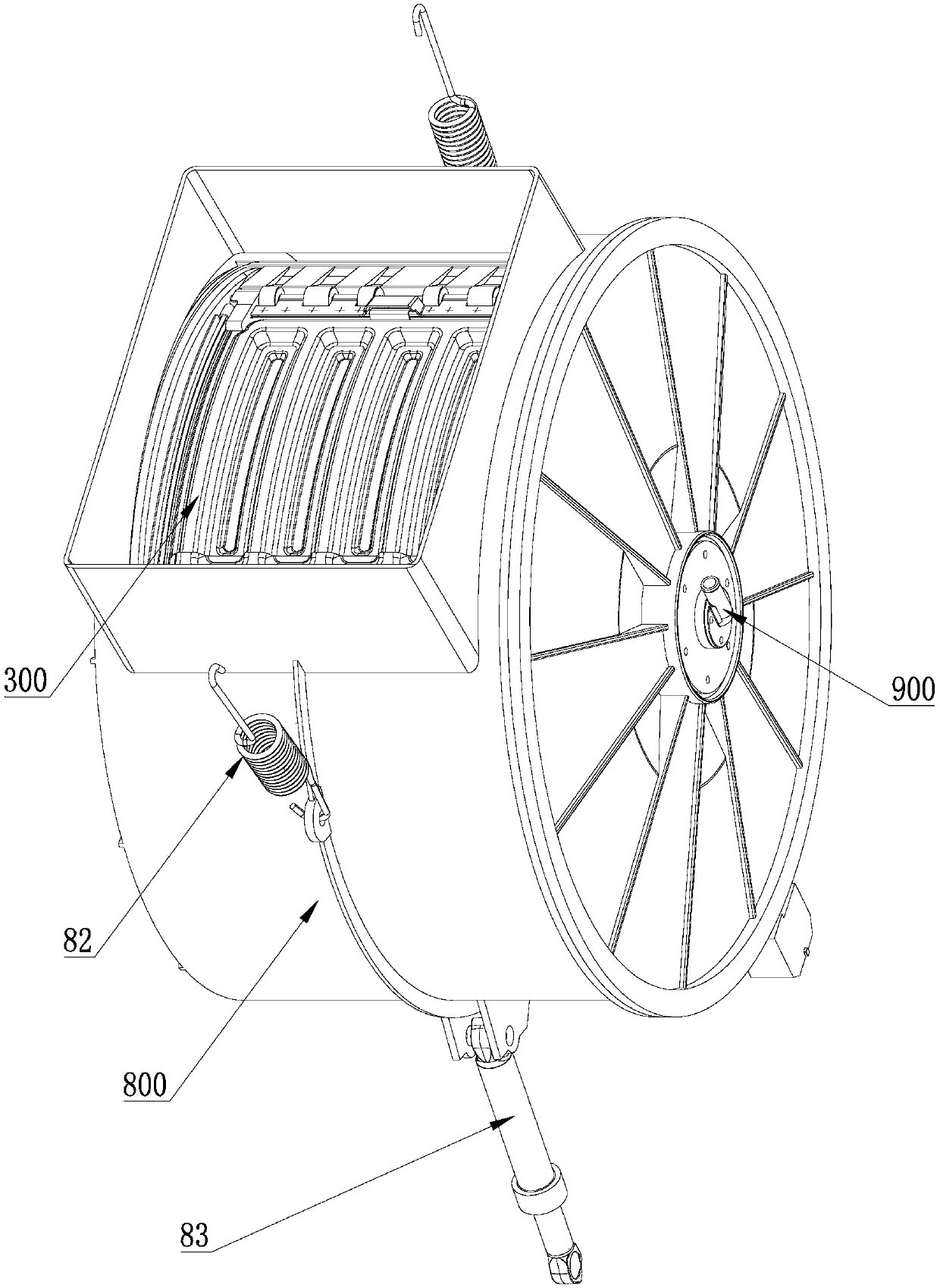 Roller washing machine