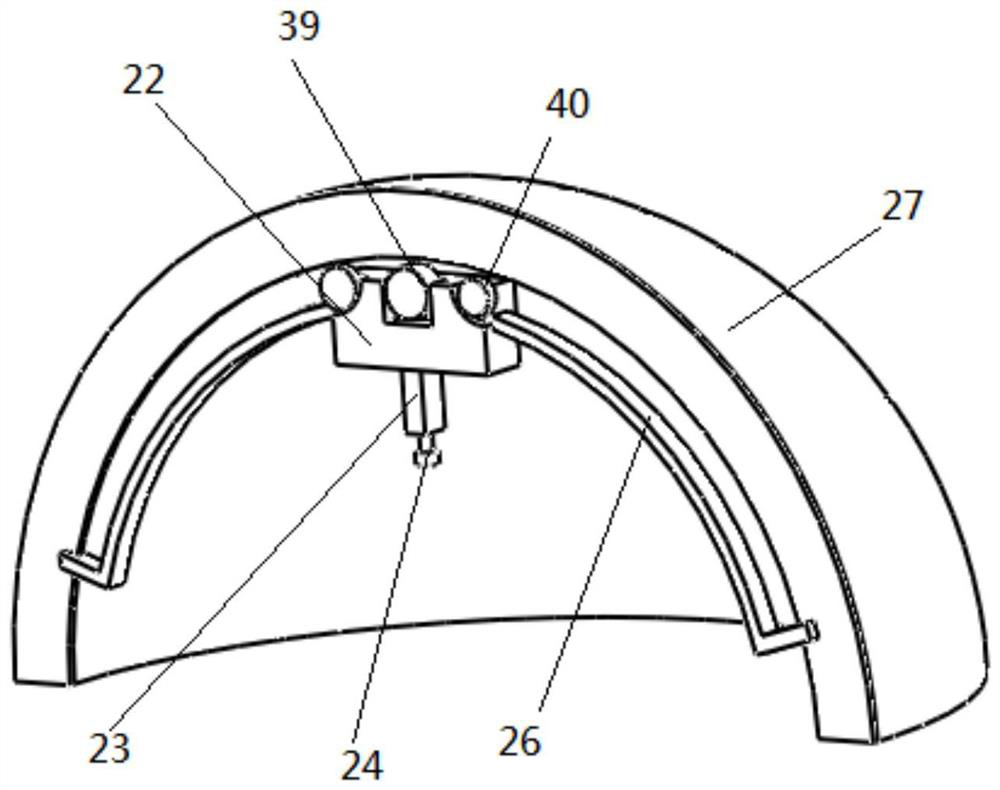 Glazing spraying machine device