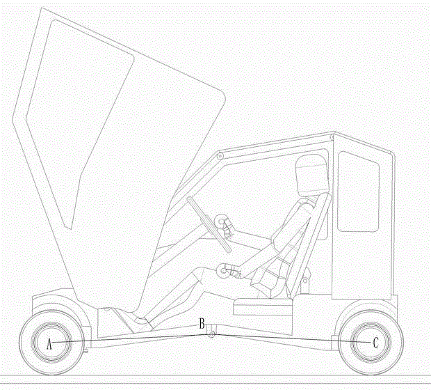 Totally-closed folding automobile