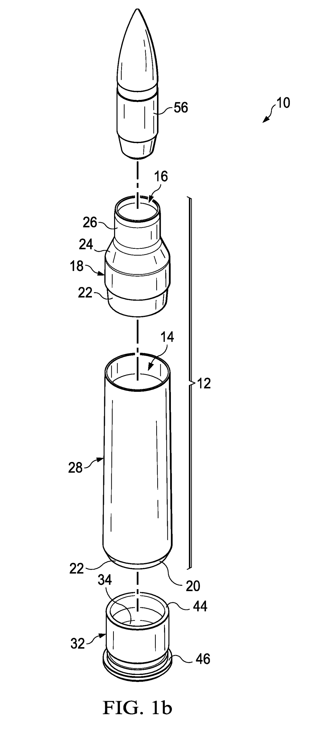 Metal injection molded ammunition cartridge