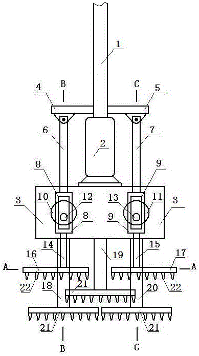 Socket pile molding device