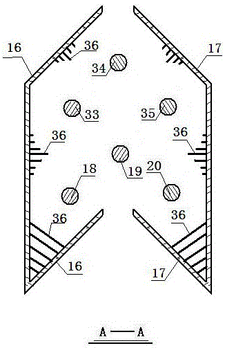 Socket pile molding device