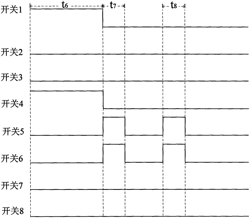 Energy-saving control circuit for generating multiple magnetic fields