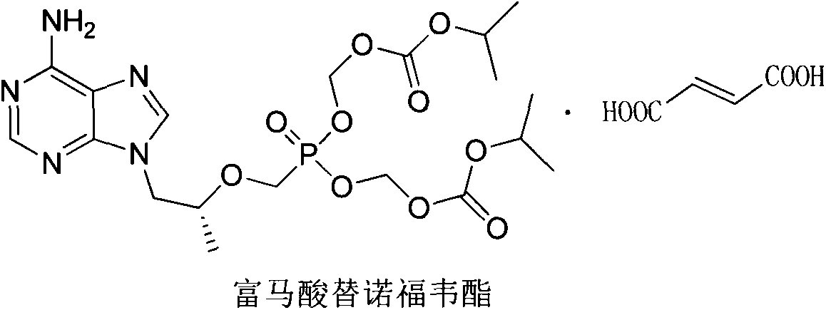 Preparation method of tenofovir disoproxil fumarate hemifumarate