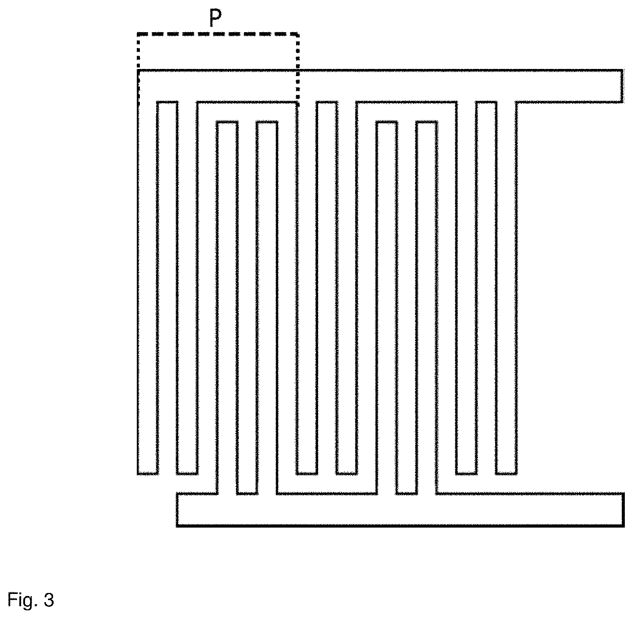 Sensor element for magnetic fields having high frequency bandwidth