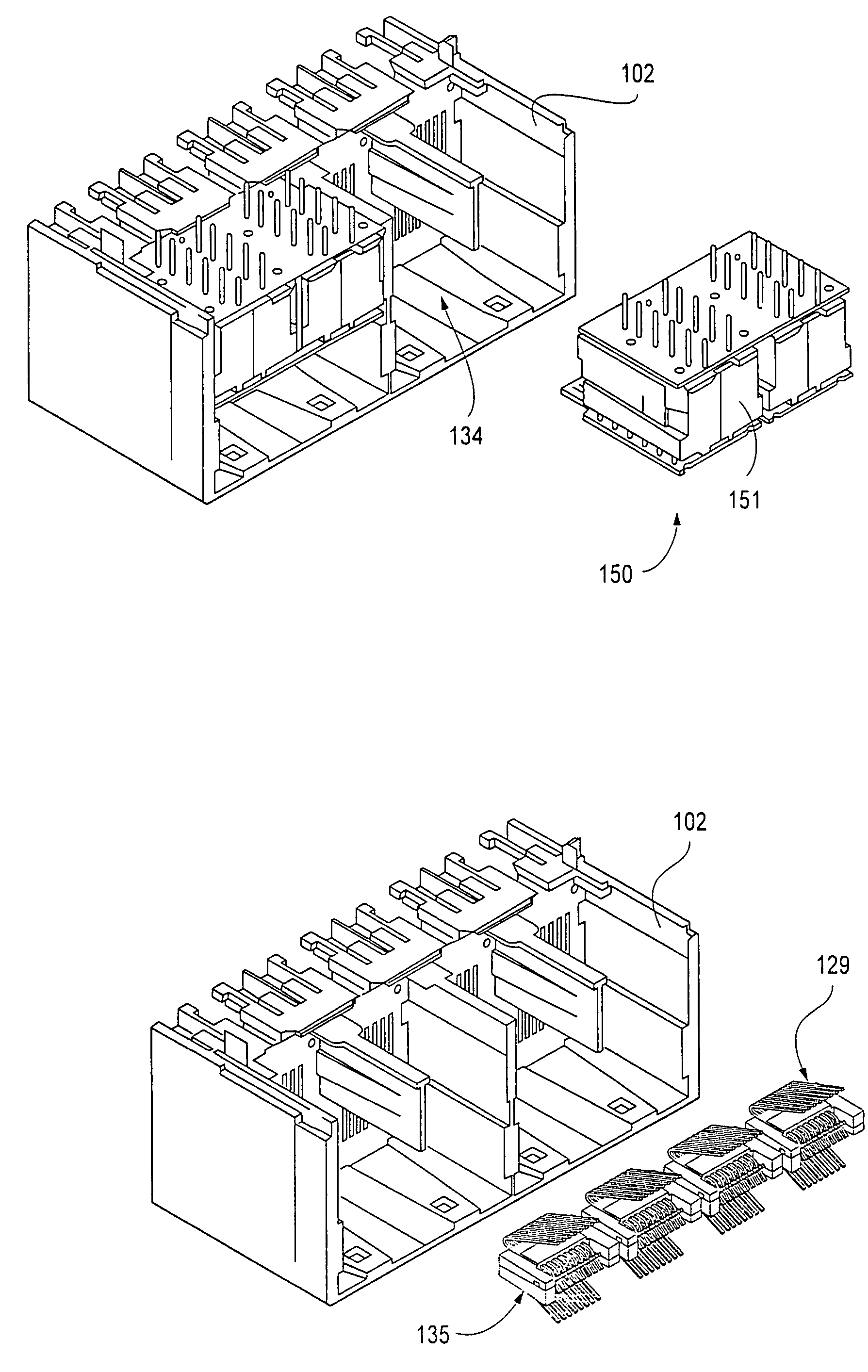 Universal connector assembly and method of manufacturing