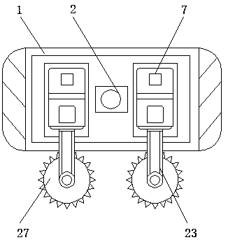 Ashell with shock absorbing function for an underwater vehicle