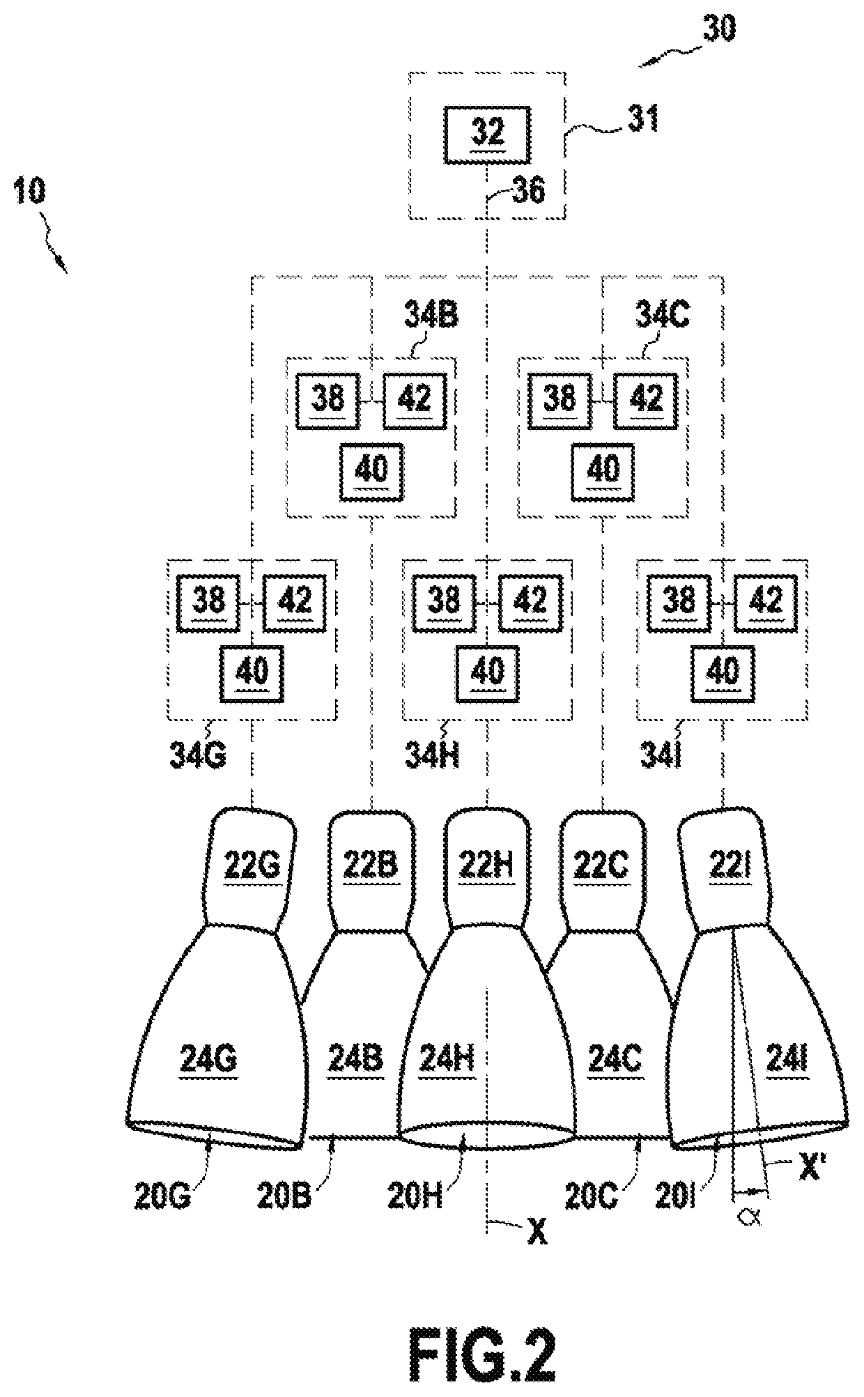 Method for controlling a multi-engine bay, control system for a multi-engine bay and multi-engine bay