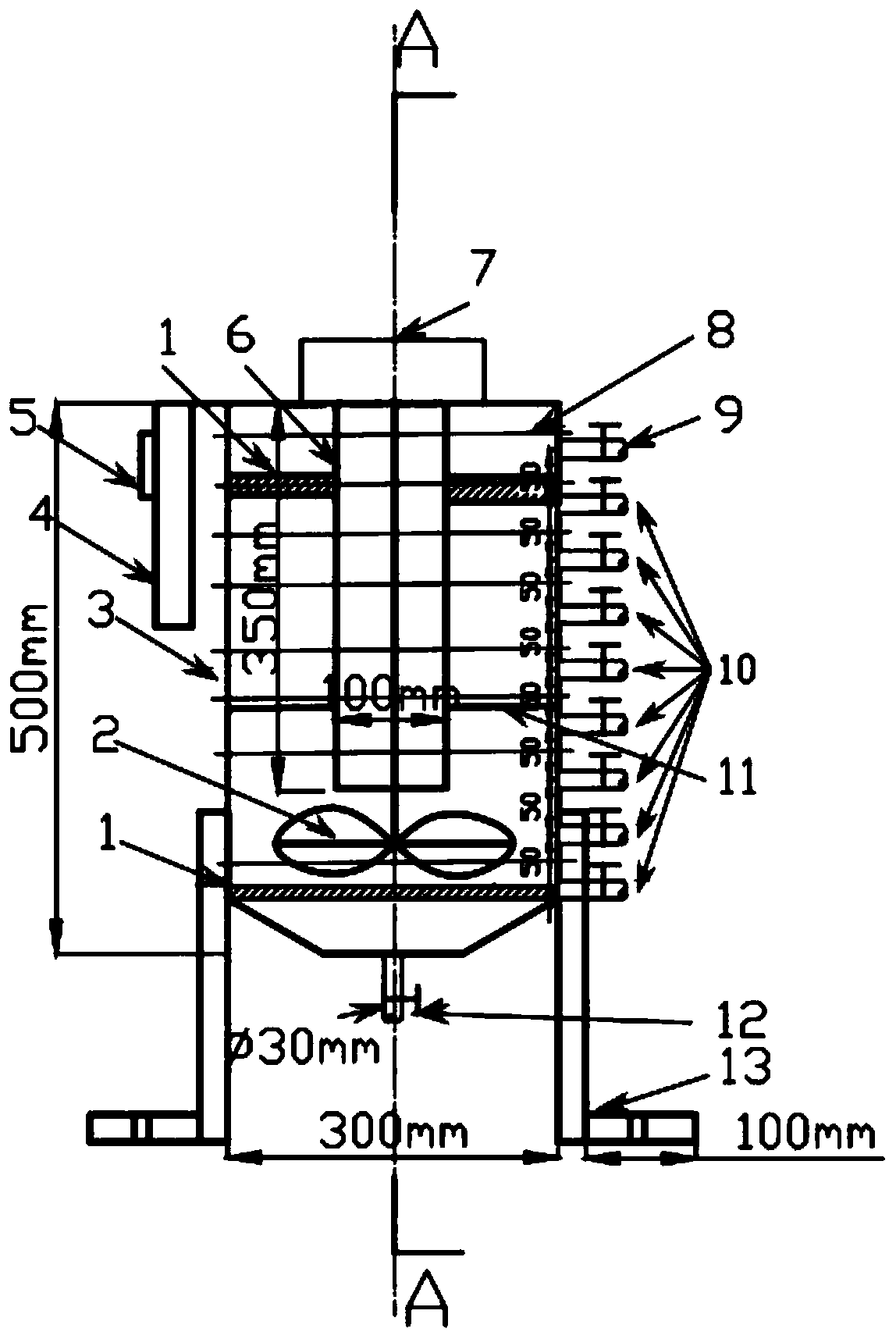 Dehydration device for thick paste in tailings pond in polymetallic mine plant and dehydration method of device