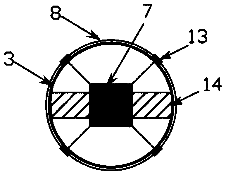 Dehydration device for thick paste in tailings pond in polymetallic mine plant and dehydration method of device