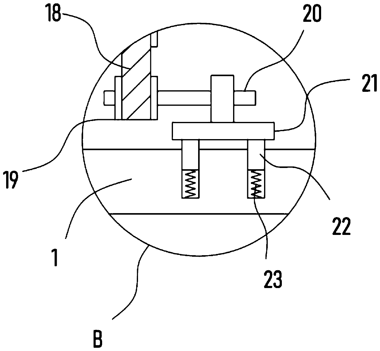 Rust-removal cleaning device for inner wall of chemical construction metal pipeline