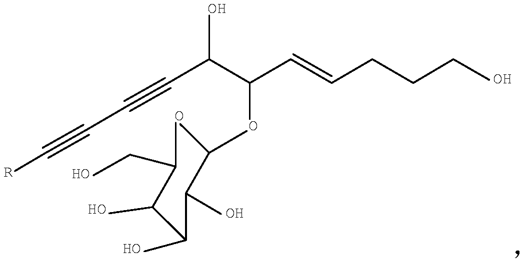 Alkynidine glycosides and their extraction and separation methods and applications