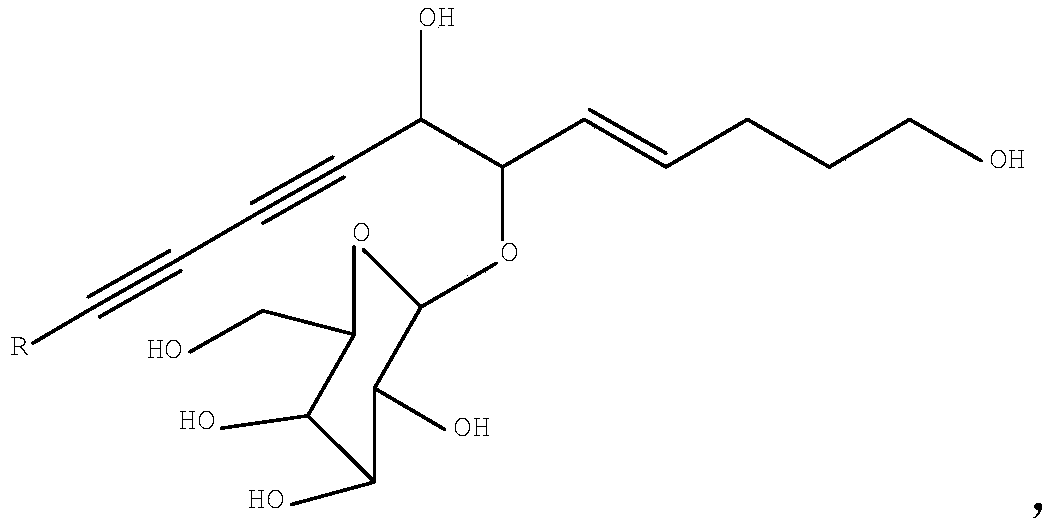 Alkynidine glycosides and their extraction and separation methods and applications