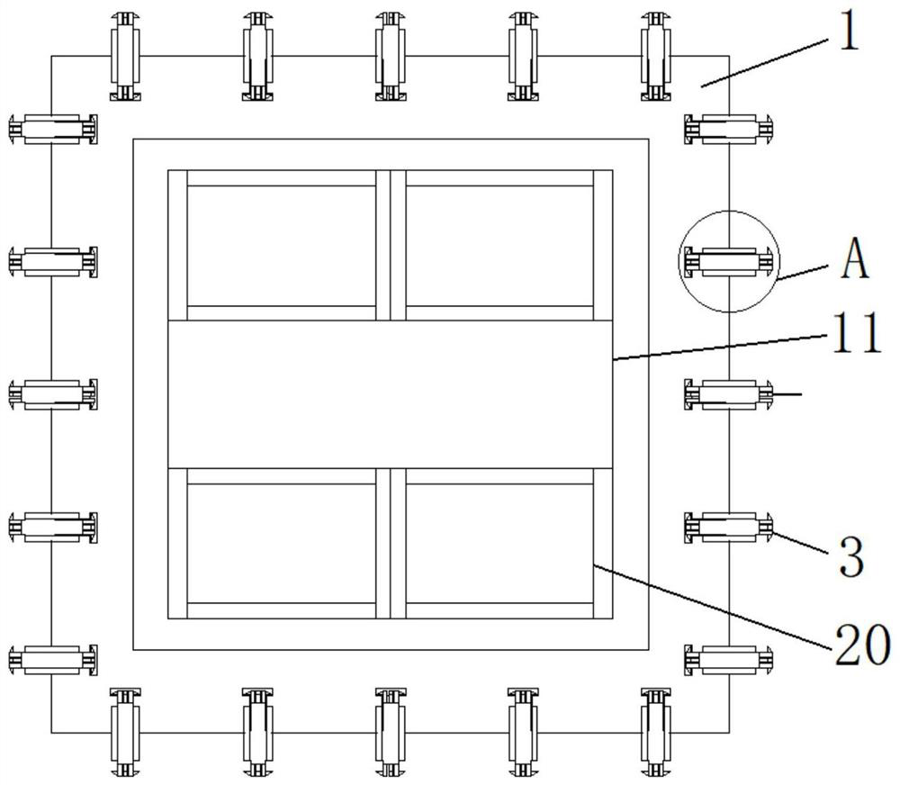 A waterproof decorative board for architectural decoration