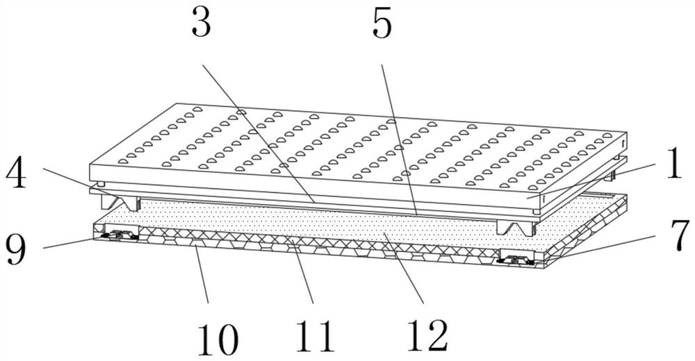 High-strength VCM film-coated plate base with impact resistance and preparation process