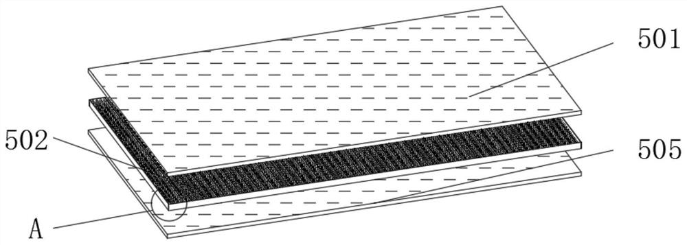 High-strength VCM film-coated plate base with impact resistance and preparation process