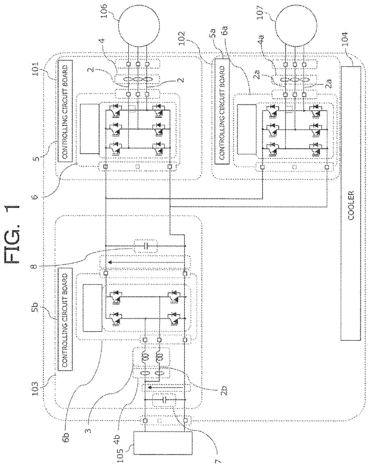 Electric power converting apparatus