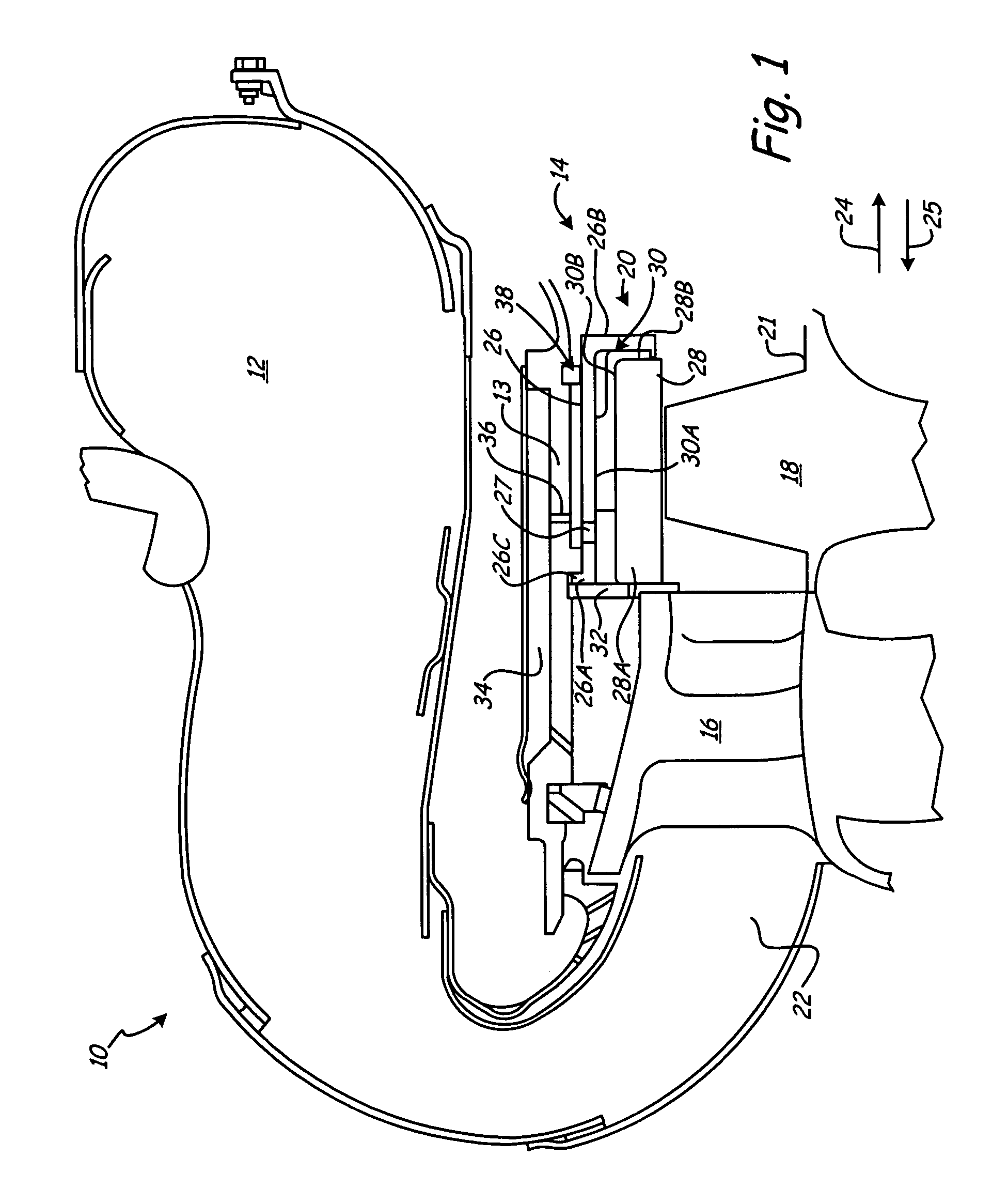 Ceramic shroud assembly